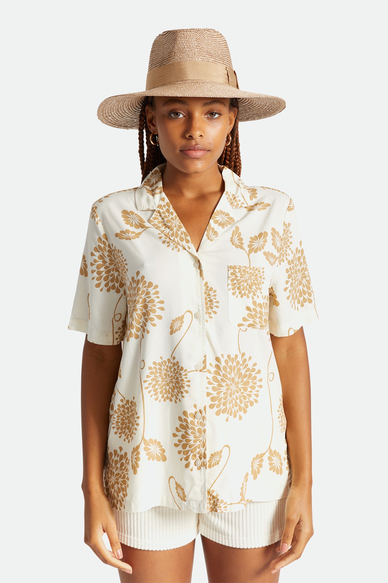 Sombreros Brixton Janae Sun Hat Mujer Beige | YUSL92681