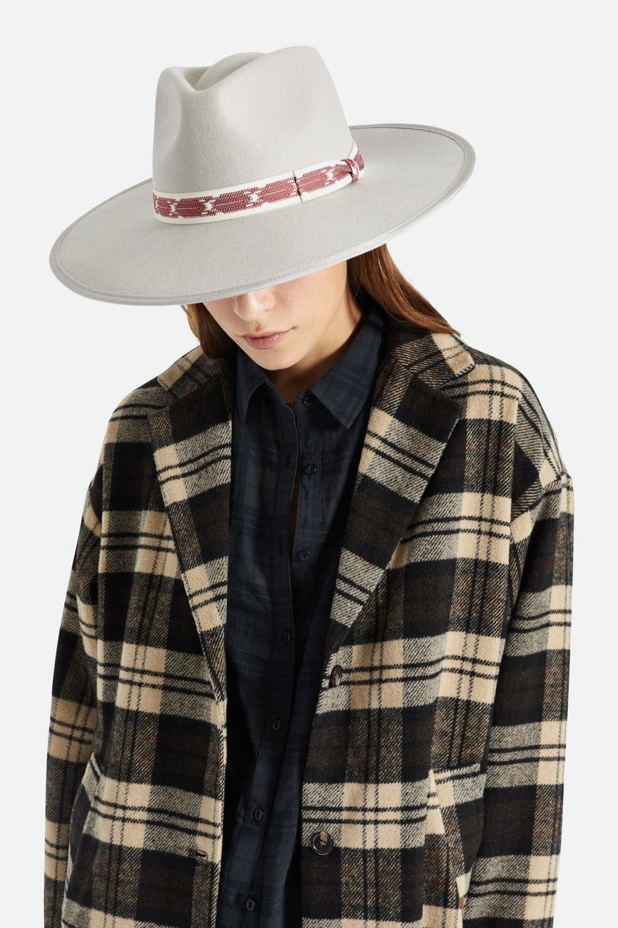 Sombreros Brixton Jo Rancher Hat Mujer Beige | LHIP95320