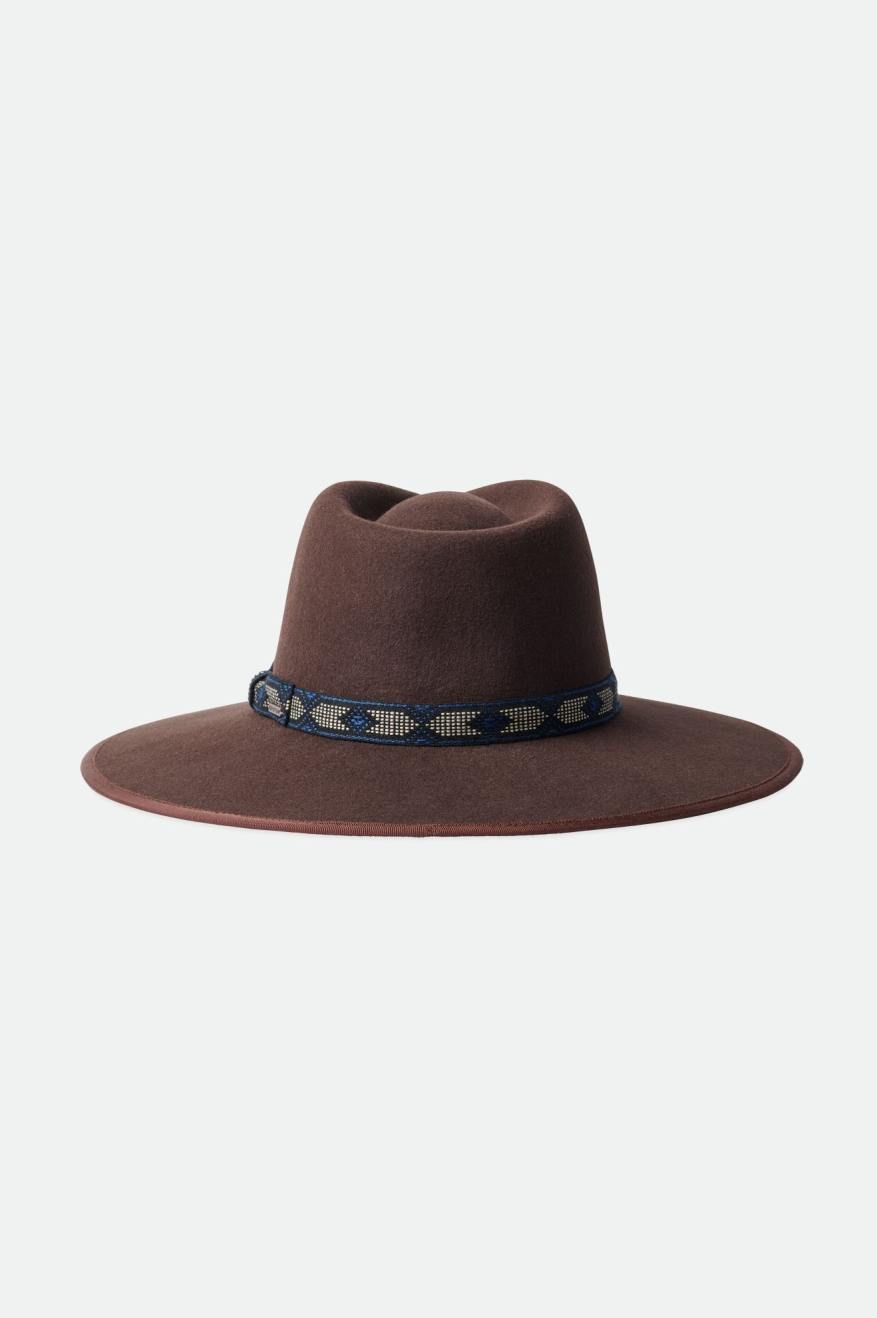 Sombreros Brixton Jo Rancher Hat Mujer Marrones Oscuro | OGKZ34291