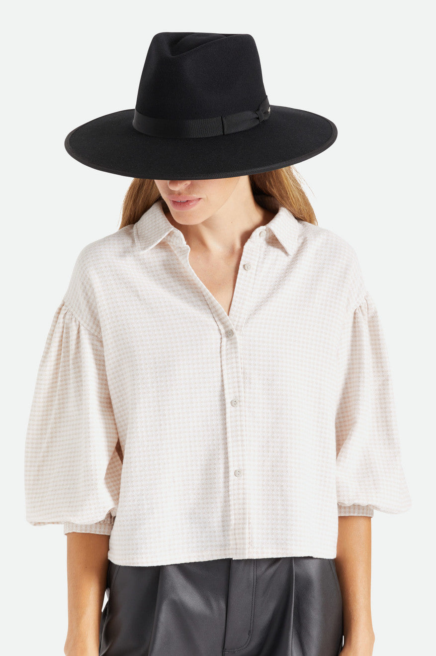 Sombreros Brixton Jo Rancher Hat Mujer Negras | UTRC75921