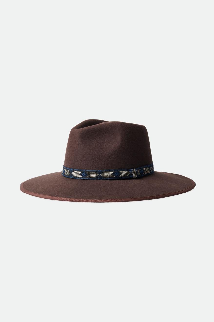 Sombreros Brixton Jo Rancher Hombre Marrones Oscuro | UVEP98274