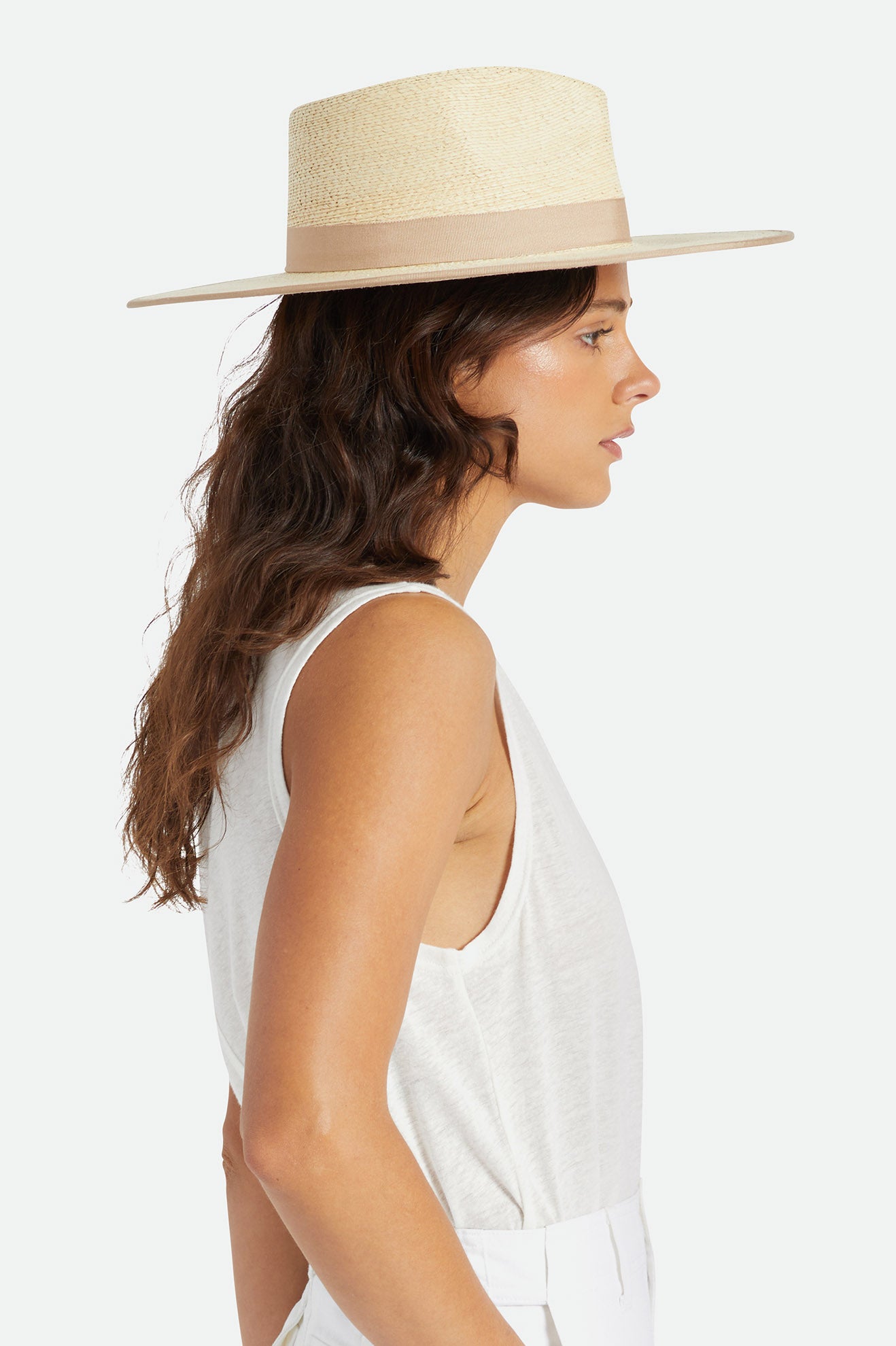 Sombreros Brixton Jo Straw Rancher Hat Mujer Beige | YURI51927