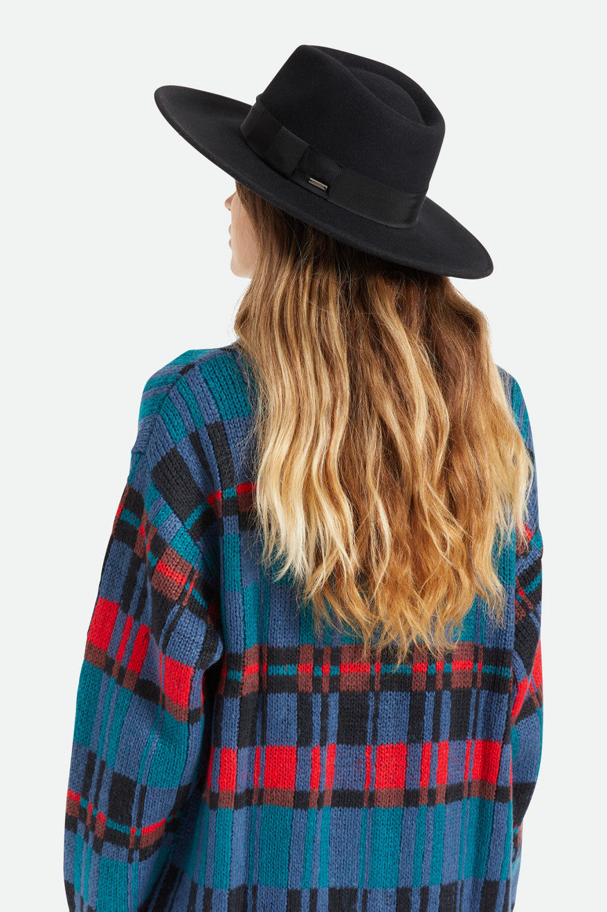 Sombreros Brixton Joanna Felt Hat Mujer Negras | BYRW46178