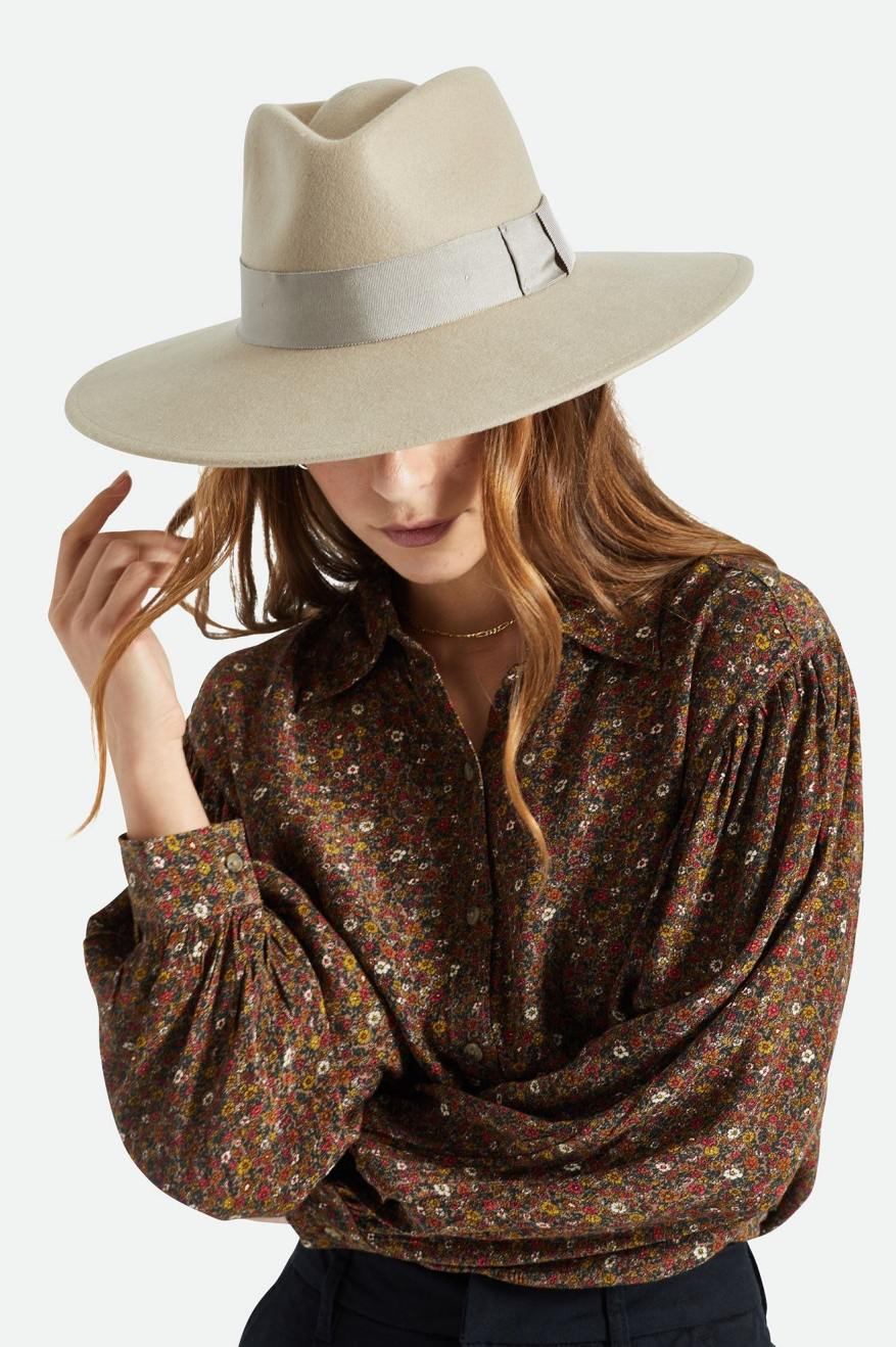 Sombreros Brixton Joanna Felt Hat Mujer Rosas | OWDN24690