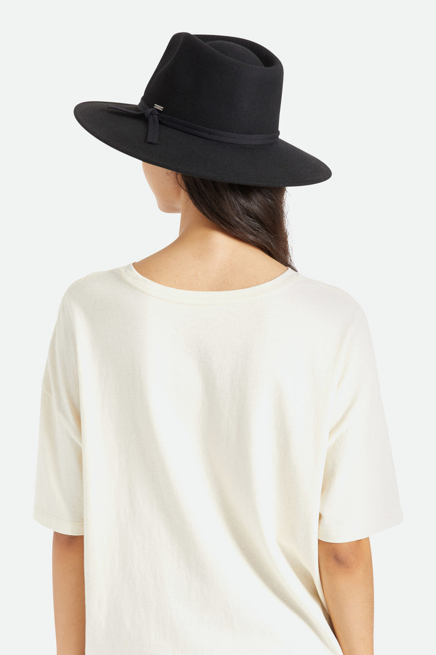 Sombreros Brixton Joanna Felt Packable Hat Mujer Negras | PAZW38612