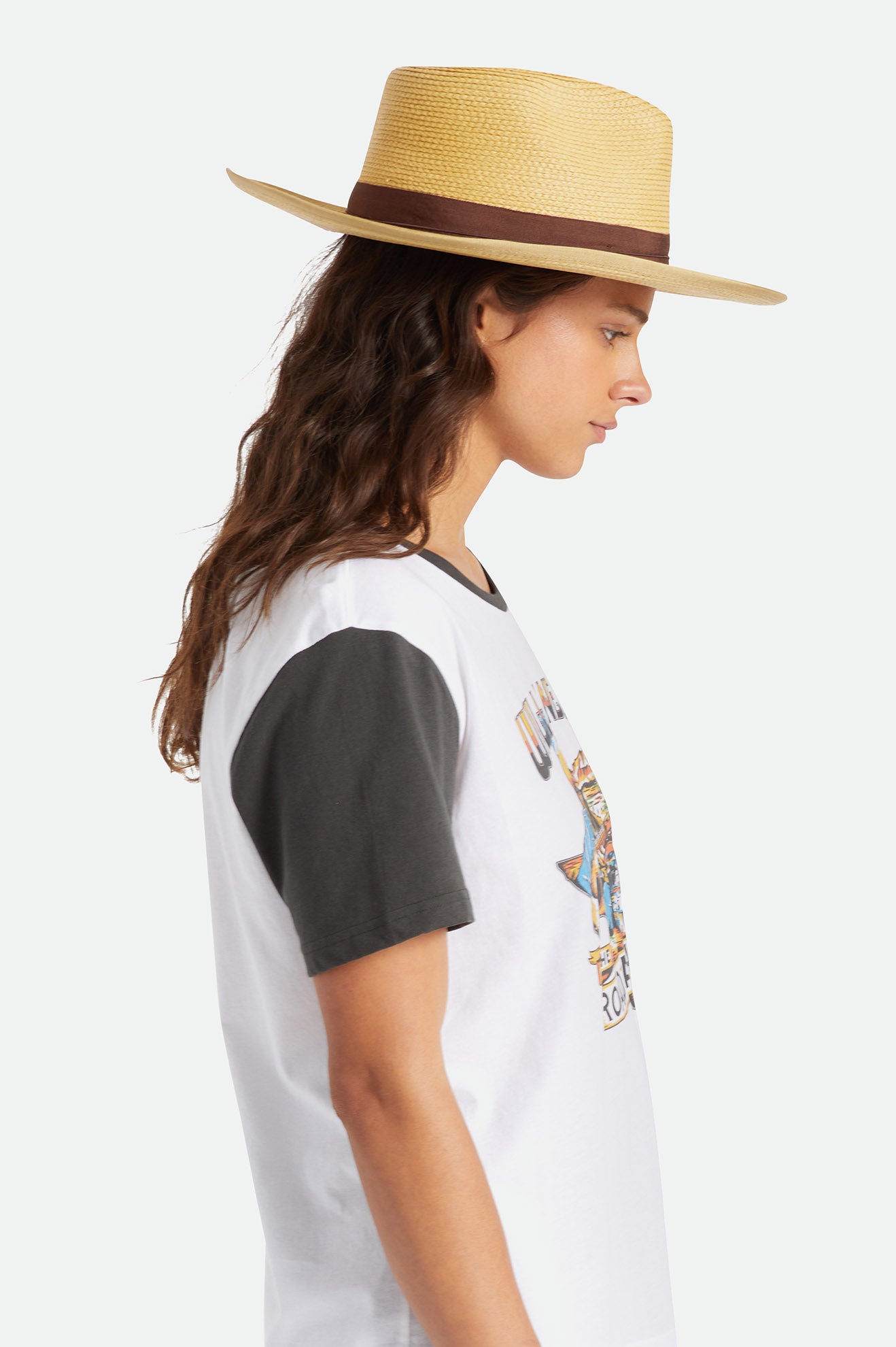 Sombreros Brixton Reno Straw Hat Mujer Marrones | AWFI75248