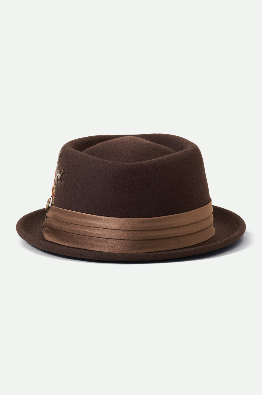 Sombreros Brixton Stout Pork Pie Hombre Marrones | OLTX27096