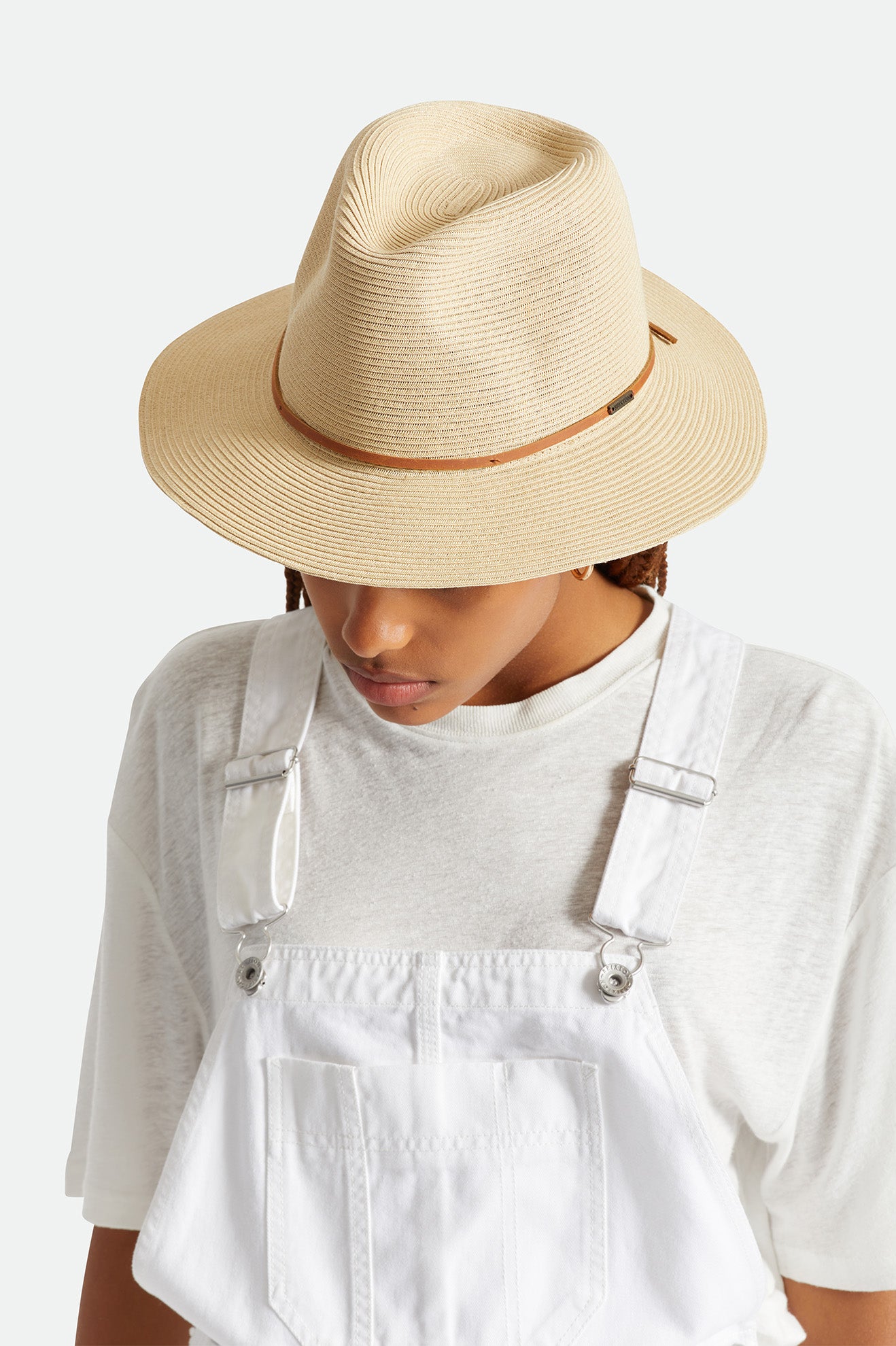 Sombreros Brixton Wesley Packable Fedora Hombre Marrones | QNXF84276