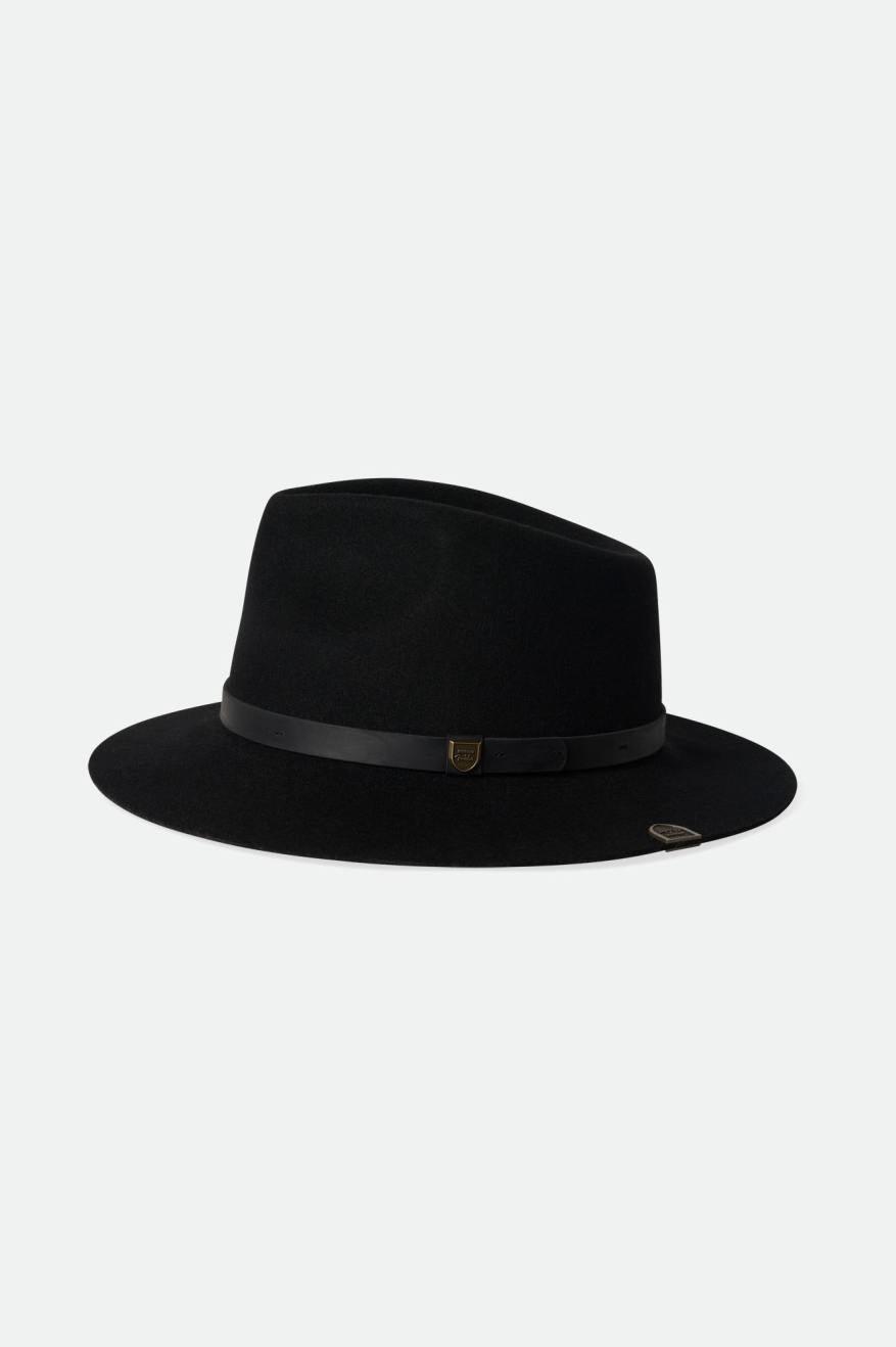 Sombreros De Fieltro Brixton Fender Jaguar Reverb Fedora Mujer Negras | AKNZ59246