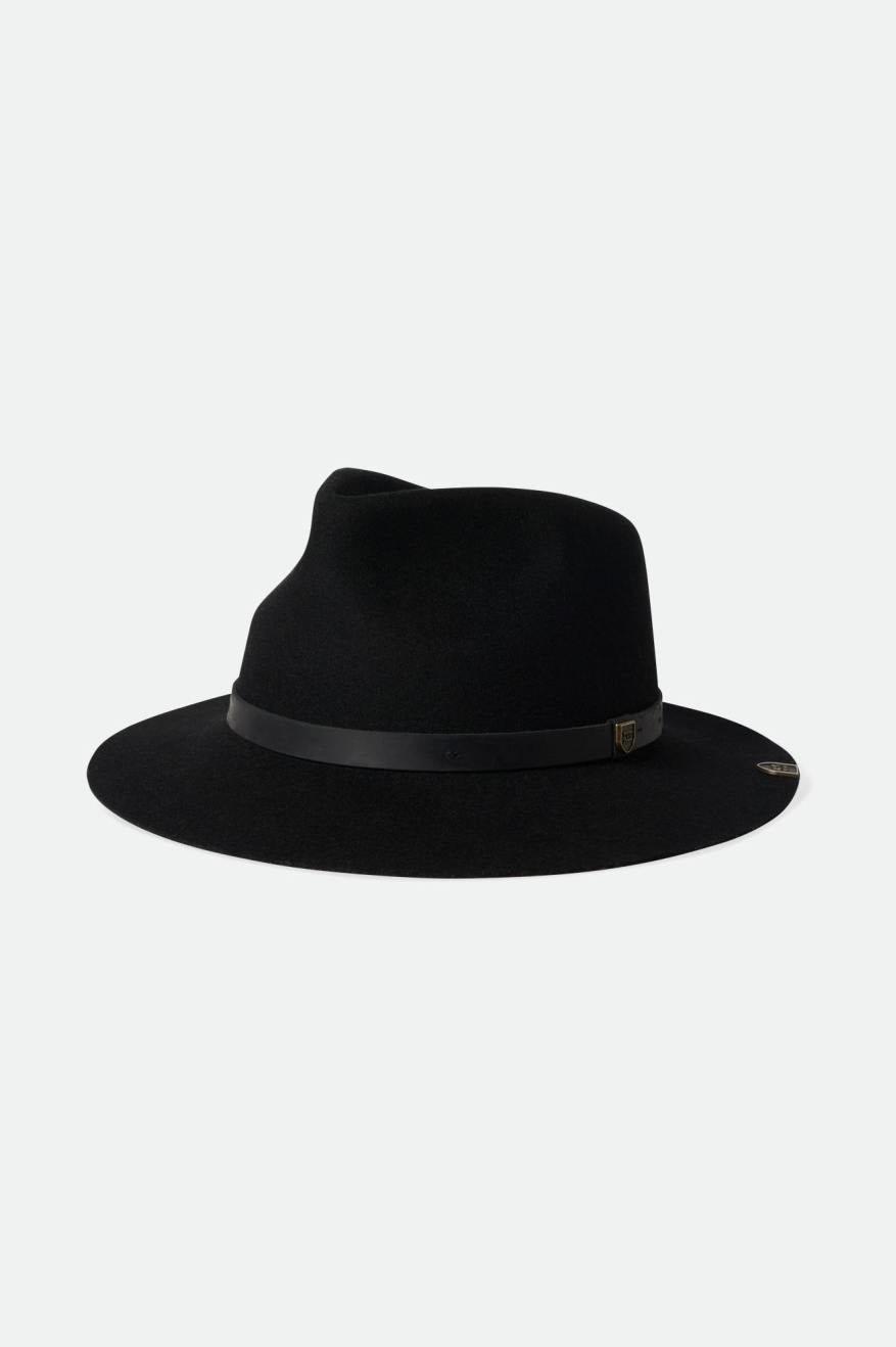 Sombreros De Fieltro Brixton Fender Jaguar Reverb Fedora Mujer Negras | AKNZ59246