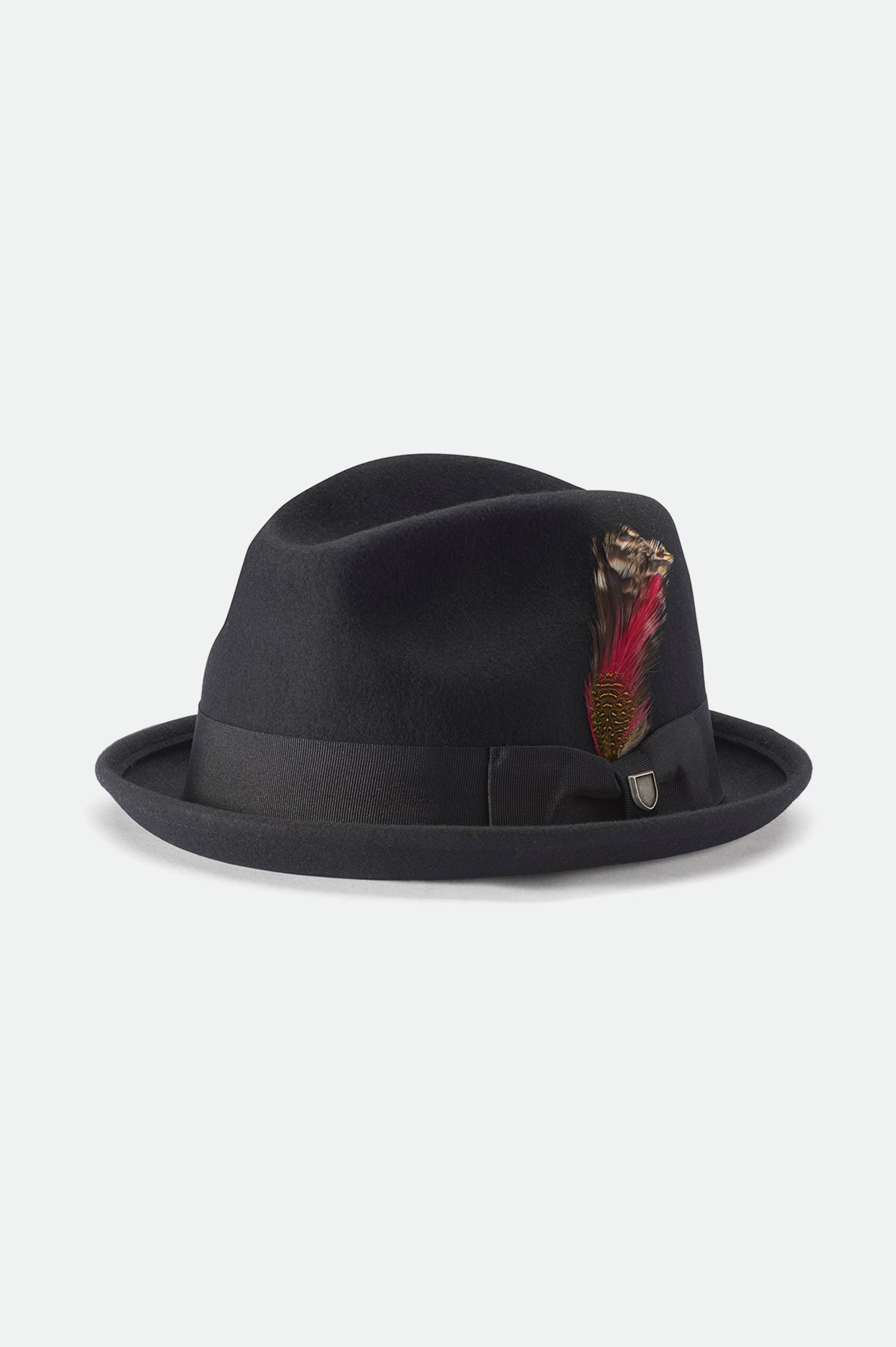 Sombreros De Fieltro Brixton Gain Fedora Mujer Negras | LDGV47601