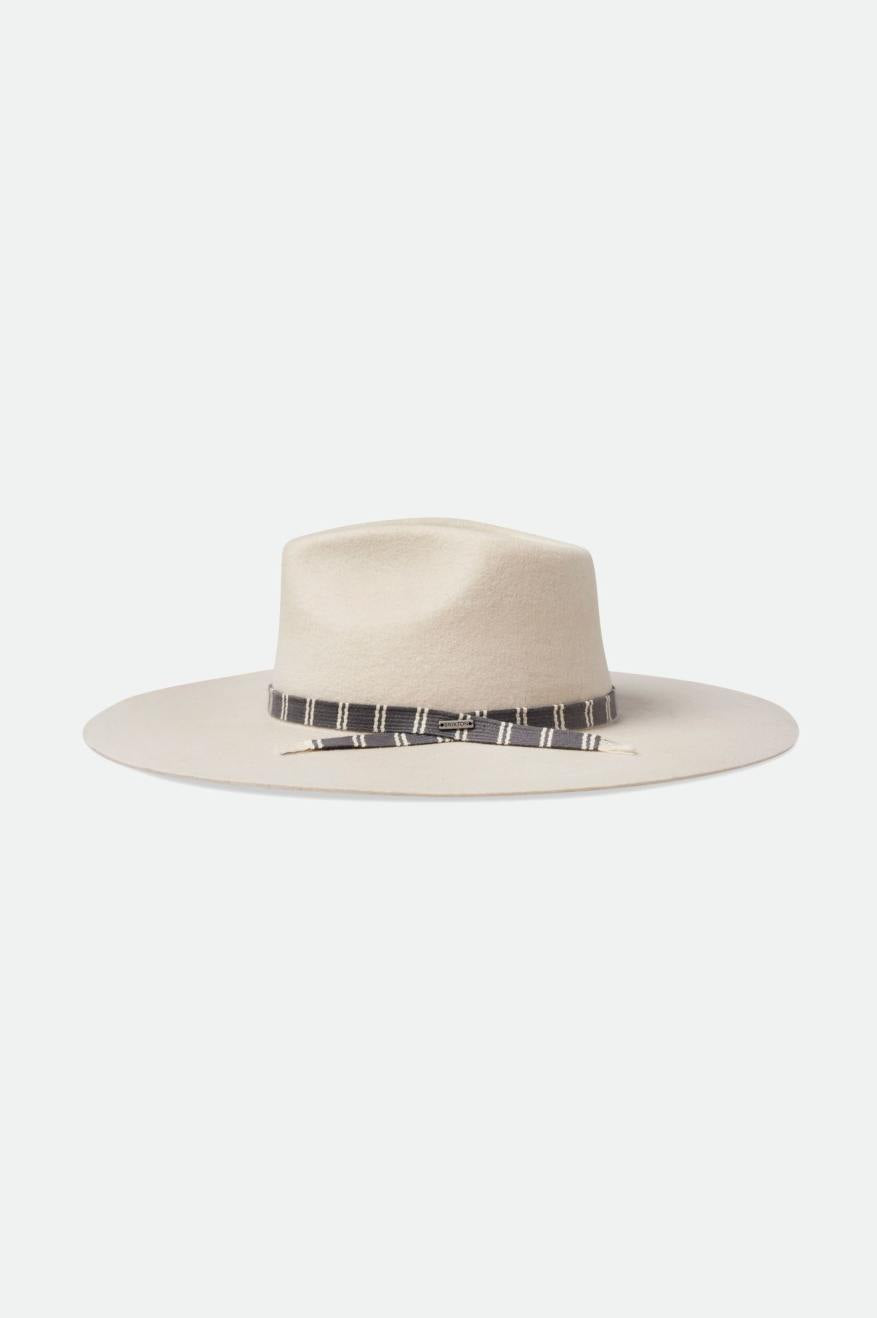 Sombreros De Fieltro Brixton Leigh Felt Fedora Mujer Blancas | CZJW65713