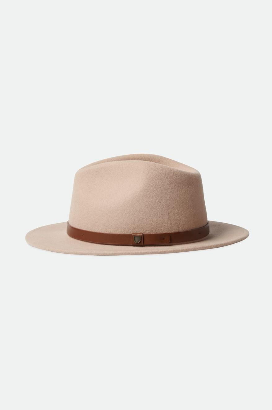 Sombreros De Fieltro Brixton Messer Fedora Mujer Verde Claro | CSOY03126