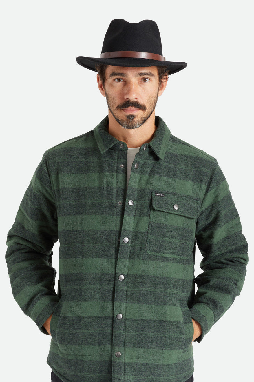 Sombreros De Fieltro Brixton Messer Hombre Negras | XDBI07895