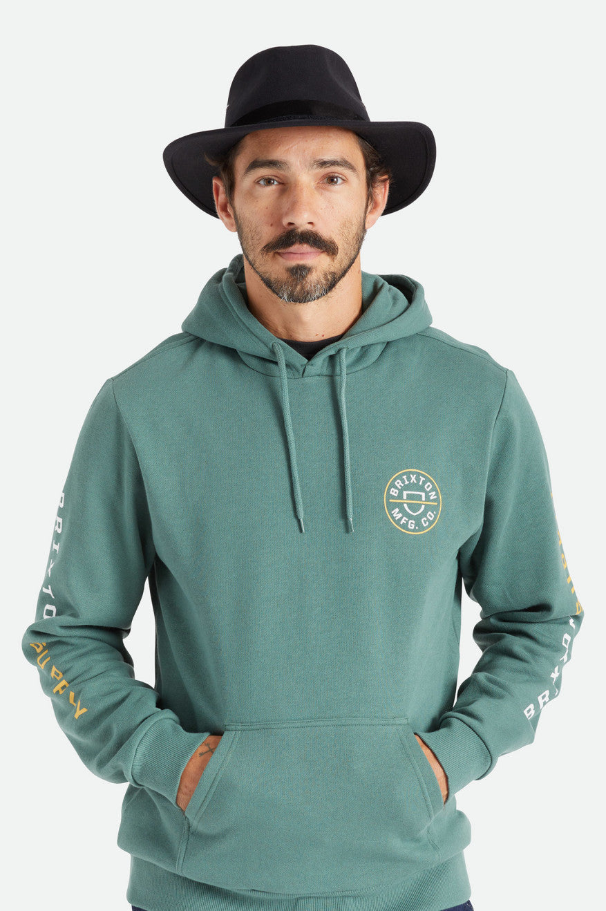 Sombreros De Fieltro Brixton Messer Utility Adventure Hombre Negras | HFNI53618