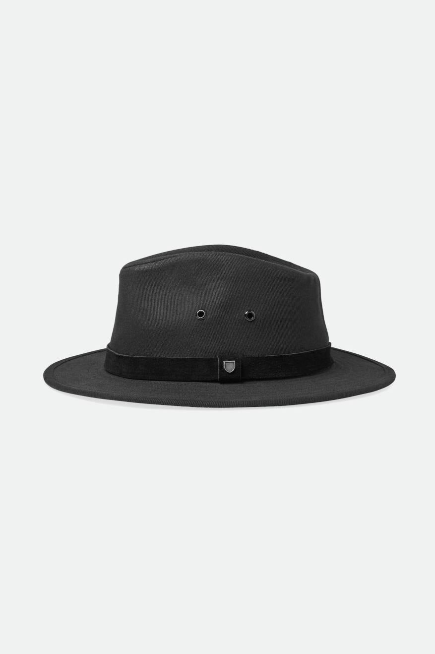 Sombreros De Fieltro Brixton Messer Utility Adventure Hombre Negras | HFNI53618