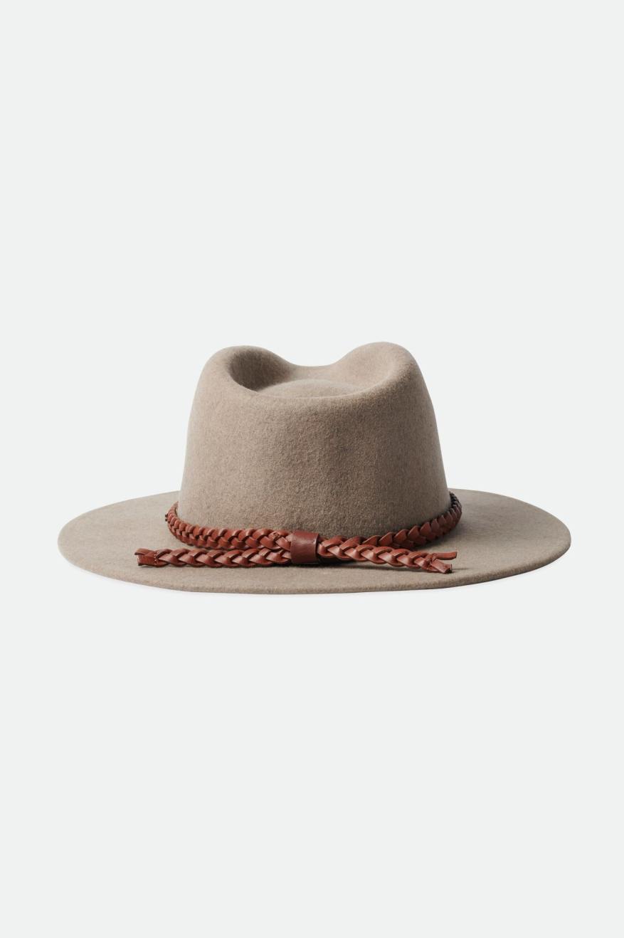 Sombreros De Fieltro Brixton Messer Western Hombre Beige | BXNI31746