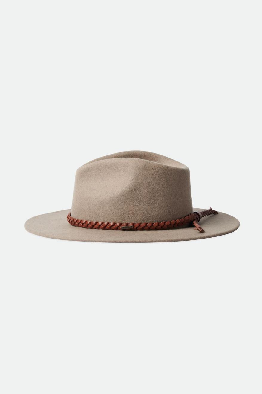 Sombreros De Fieltro Brixton Messer Western Hombre Beige | BXNI31746