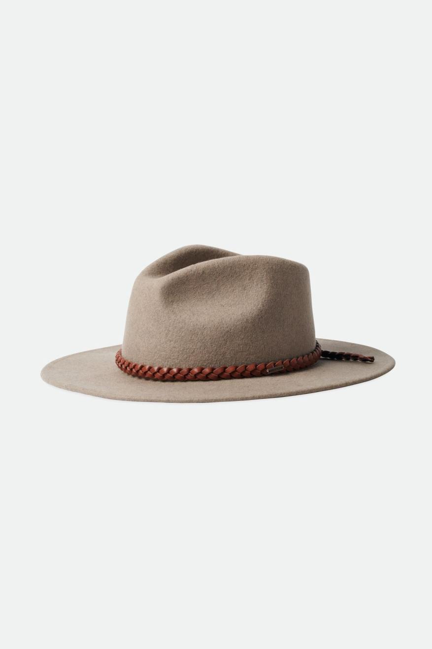 Sombreros De Fieltro Brixton Messer Western Hombre Beige | BXNI31746