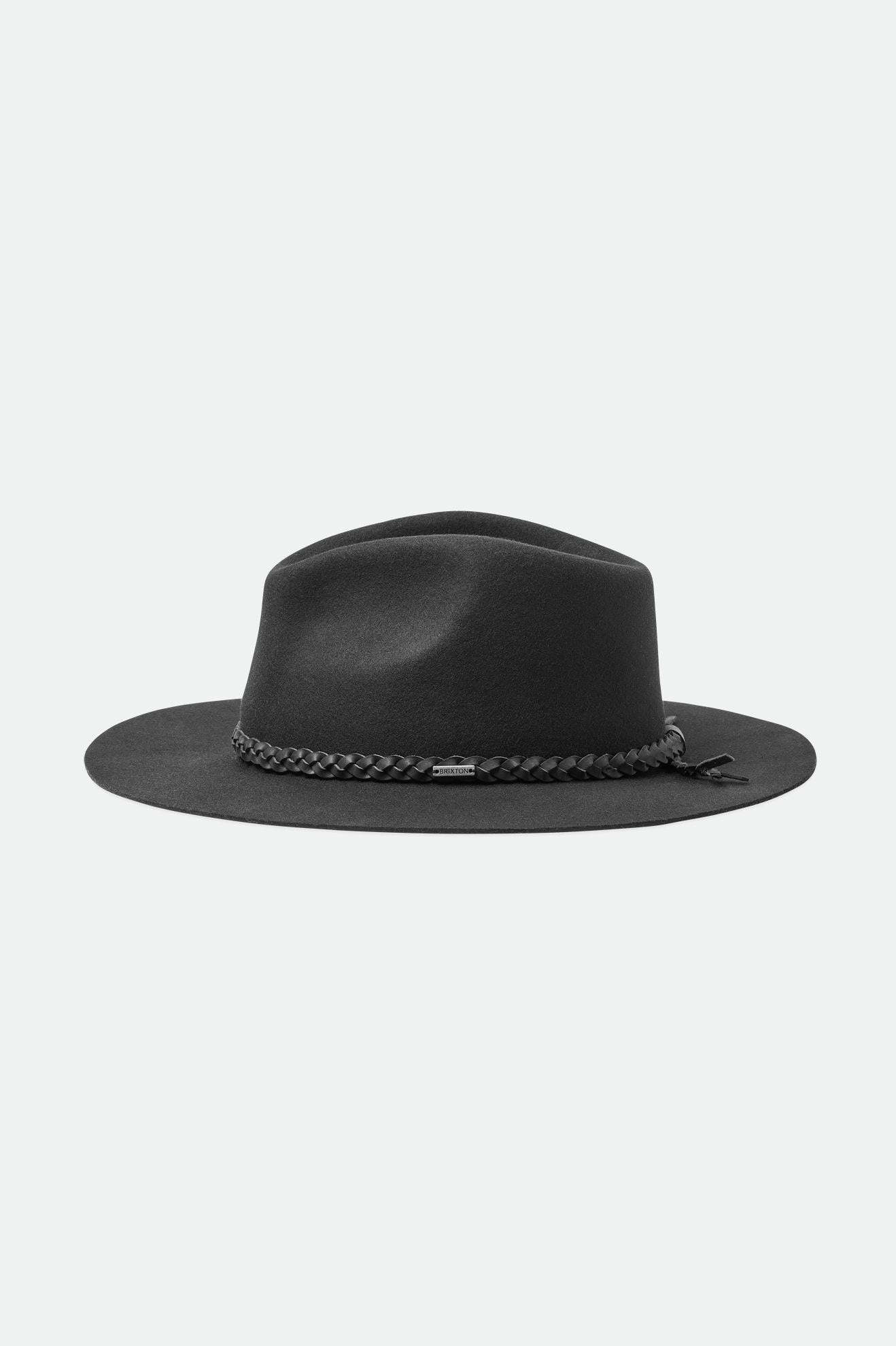 Sombreros De Fieltro Brixton Messer Western Hombre Negras | HWOV08562