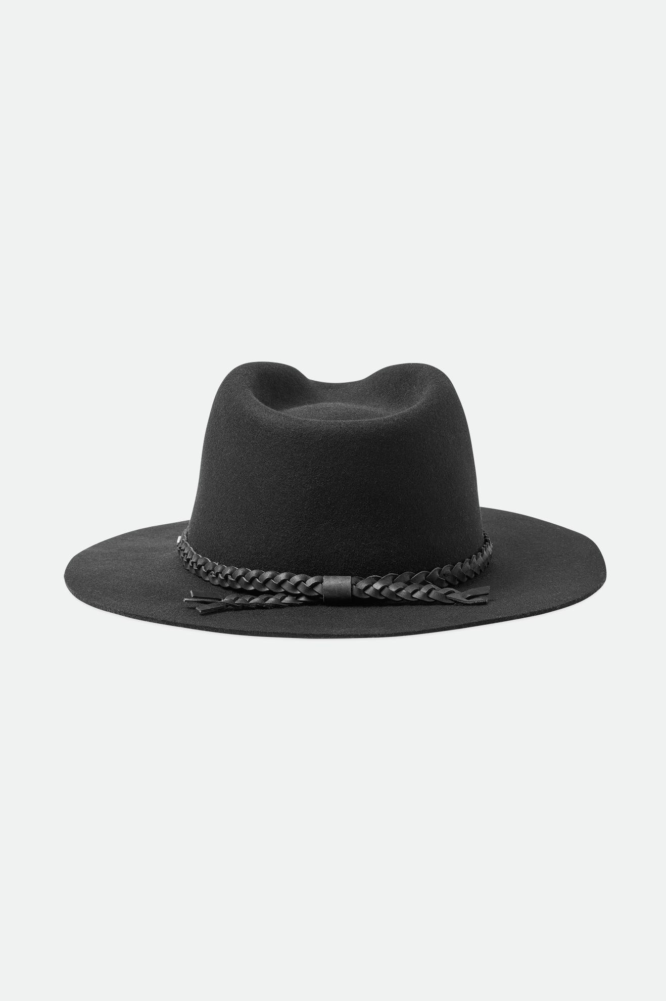 Sombreros De Fieltro Brixton Messer Western Hombre Negras | HWOV08562