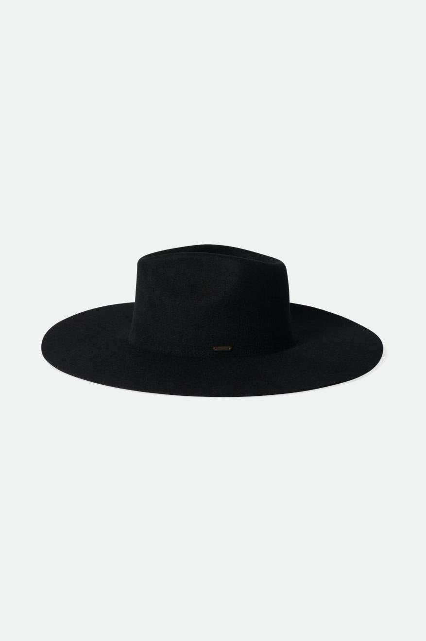 Sombreros De Fieltro Brixton Primrose Felt Fedora Mujer Negras | DAWG05814