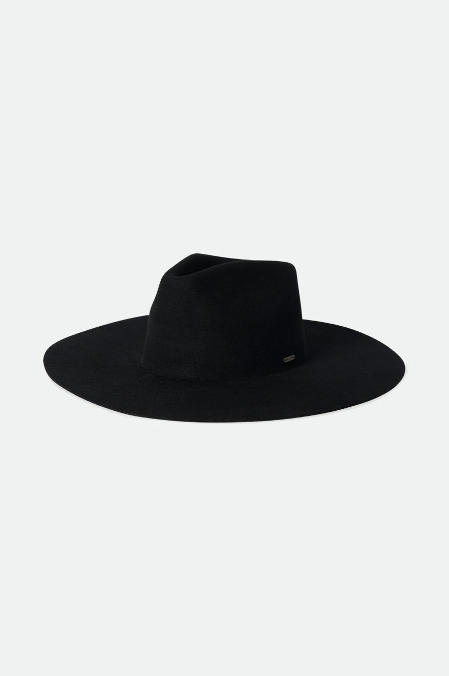 Sombreros De Fieltro Brixton Primrose Felt Fedora Mujer Negras | DAWG05814