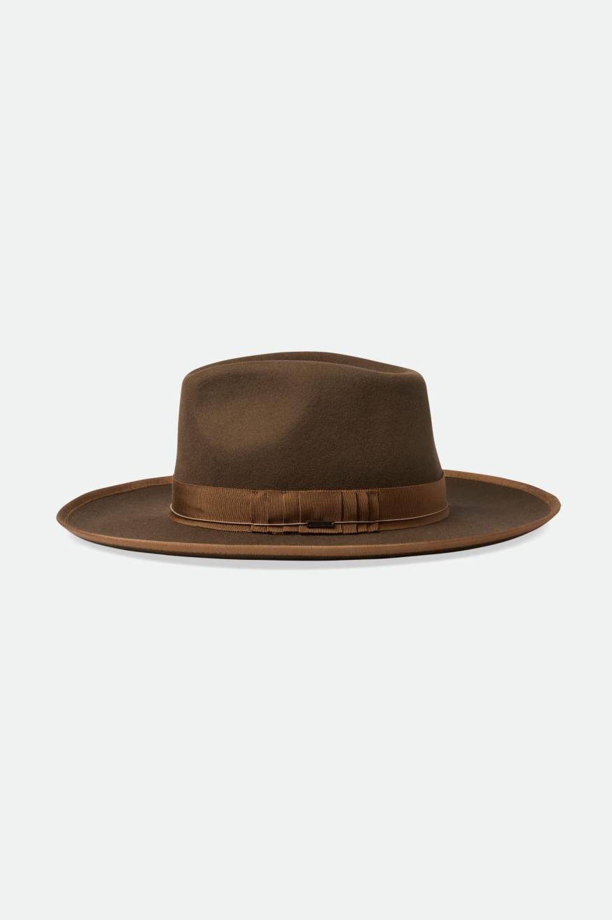 Sombreros De Fieltro Brixton Reno Fedora Mujer Marrones | ZYEP62048