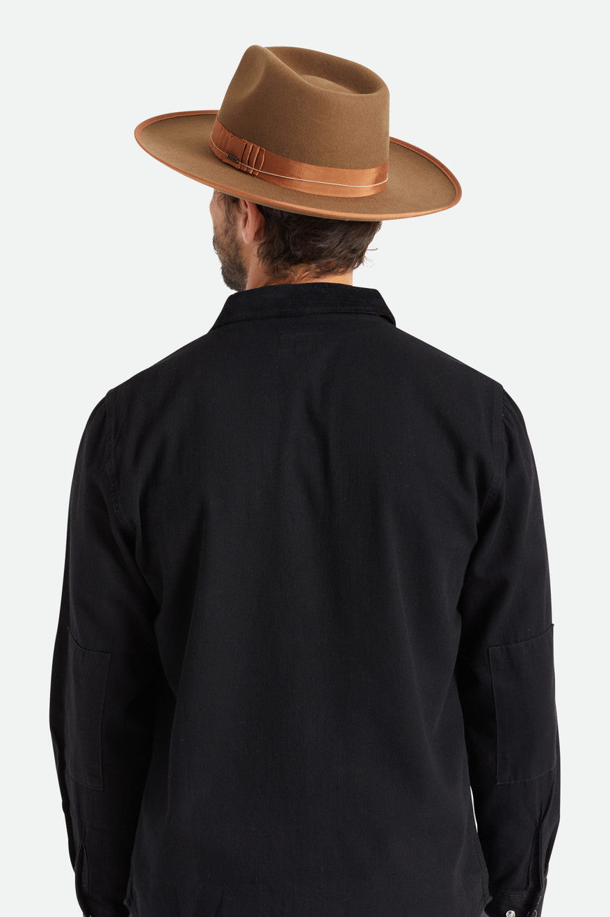 Sombreros De Fieltro Brixton Reno Fedora Mujer Marrones | ZYEP62048