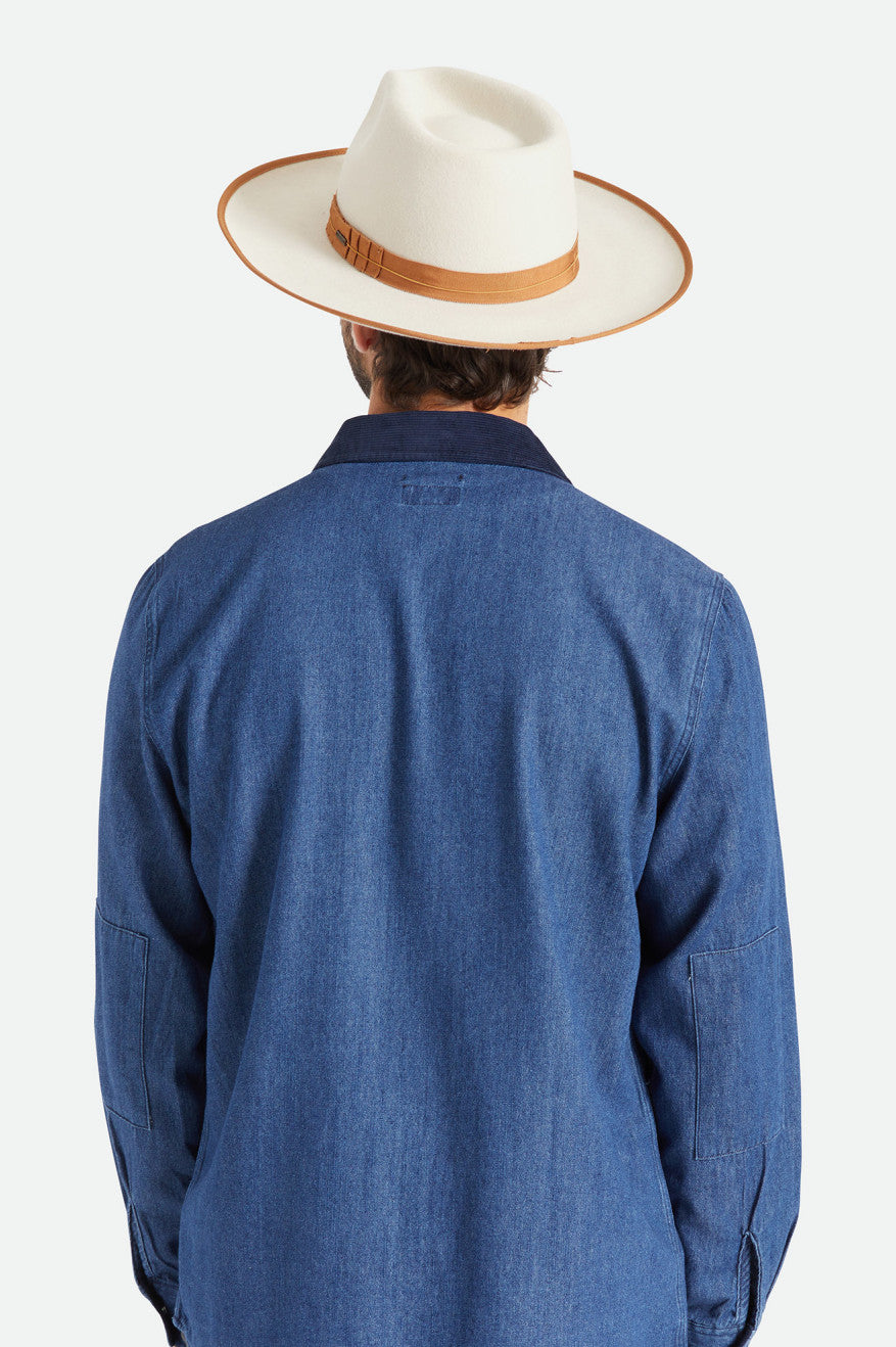 Sombreros De Fieltro Brixton Reno Hombre Blancas | HYUC37415