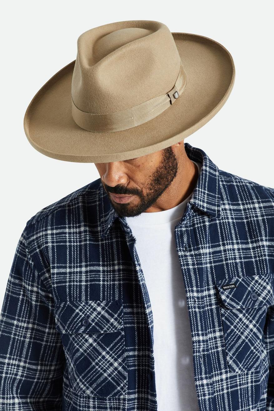 Sombreros De Fieltro Brixton Victoria Felt Hombre Marrones | OYZW68123