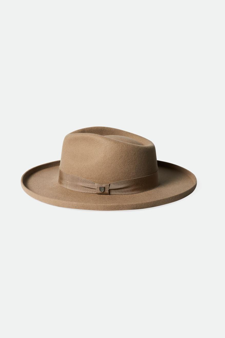 Sombreros De Fieltro Brixton Victoria Felt Hombre Marrones | OYZW68123