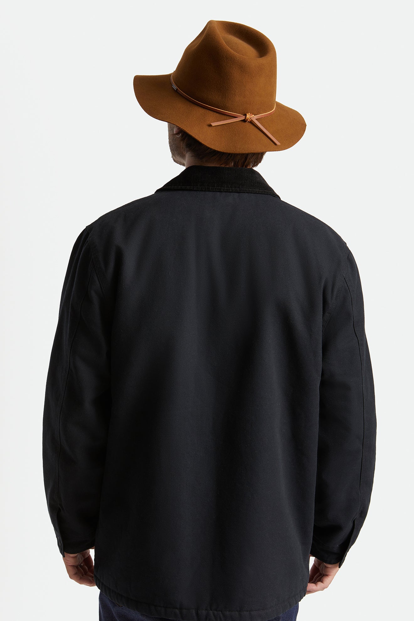 Sombreros De Fieltro Brixton Wesley Packable Hombre Cafe | HSOZ03751