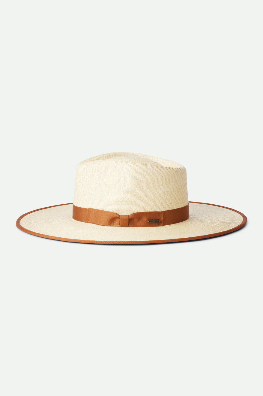 Sombreros De Pajas Brixton Jo Rancher Mujer Beige | FZTS86740