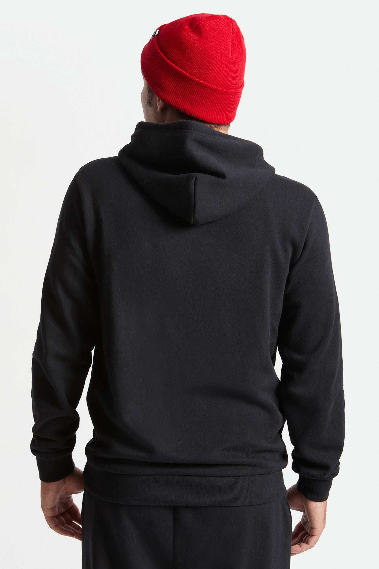 Sudadera Con Capucha Brixton Alton Hombre Negras | NDTY94687