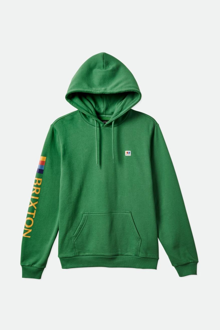 Sudadera Con Capucha Brixton Alton Hombre Verde | OPSM90843