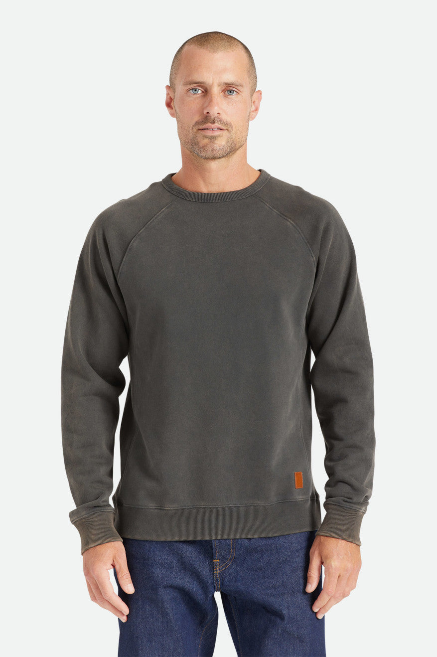 Sudadera Con Capucha Brixton Cooper Reserve Raglan Crew Hombre Negras | YKHD06742