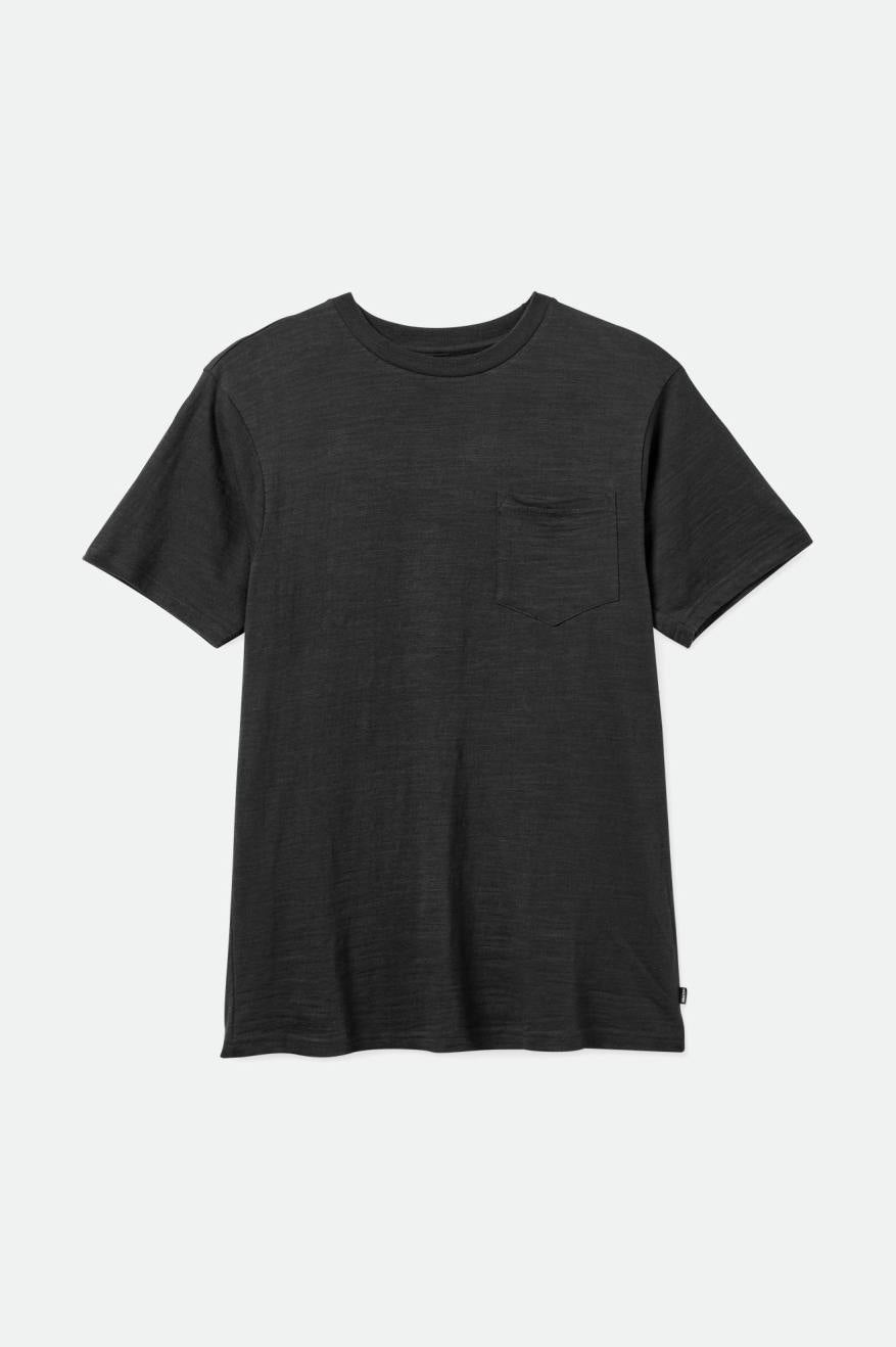 Tops Brixton Basic Slub S/S Pocket Hombre Negras | FZCQ34597