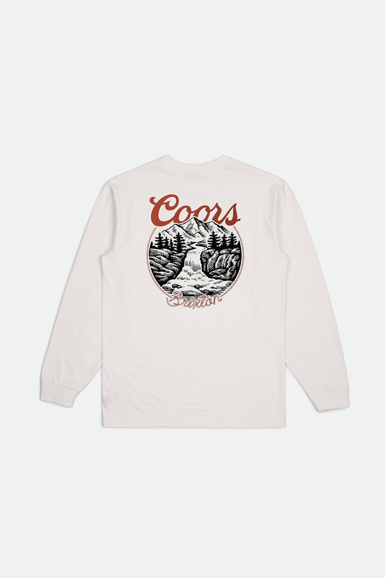 Tops Brixton Coors Rocky L/S Standard Hombre Blancas | KDEH16930