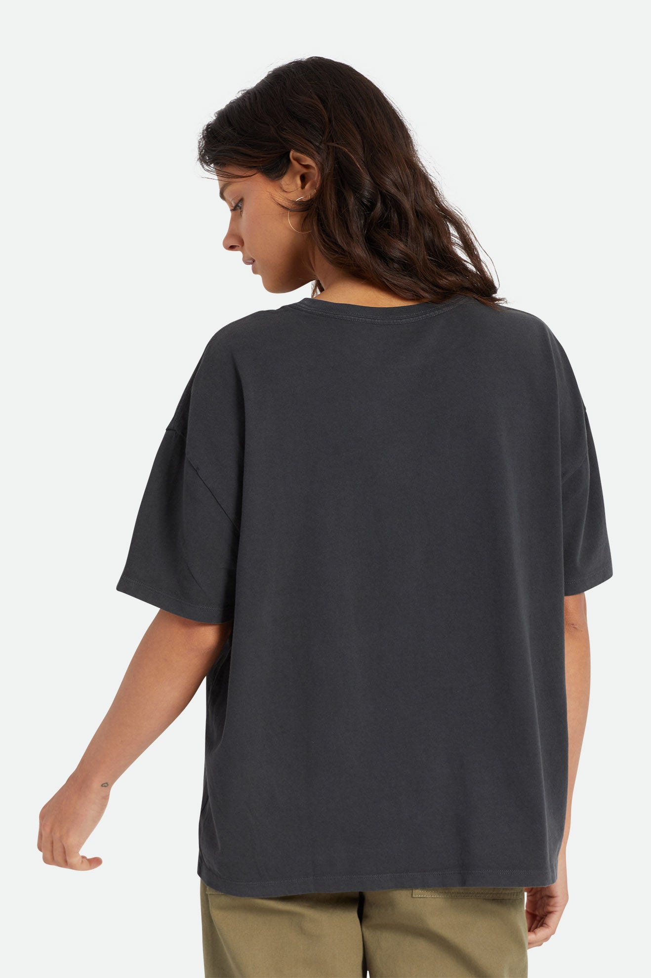 Tops Brixton Oversized Boyfriend Mujer Negras | DZIE93187