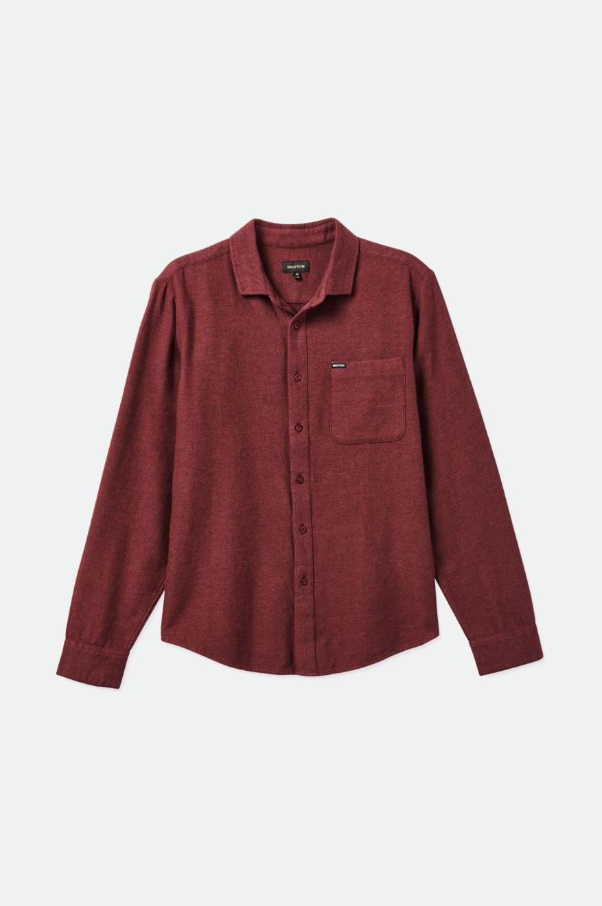 Tops Tejidos Brixton Bixby Reserve L/S Hombre Rojas | IXRY48205