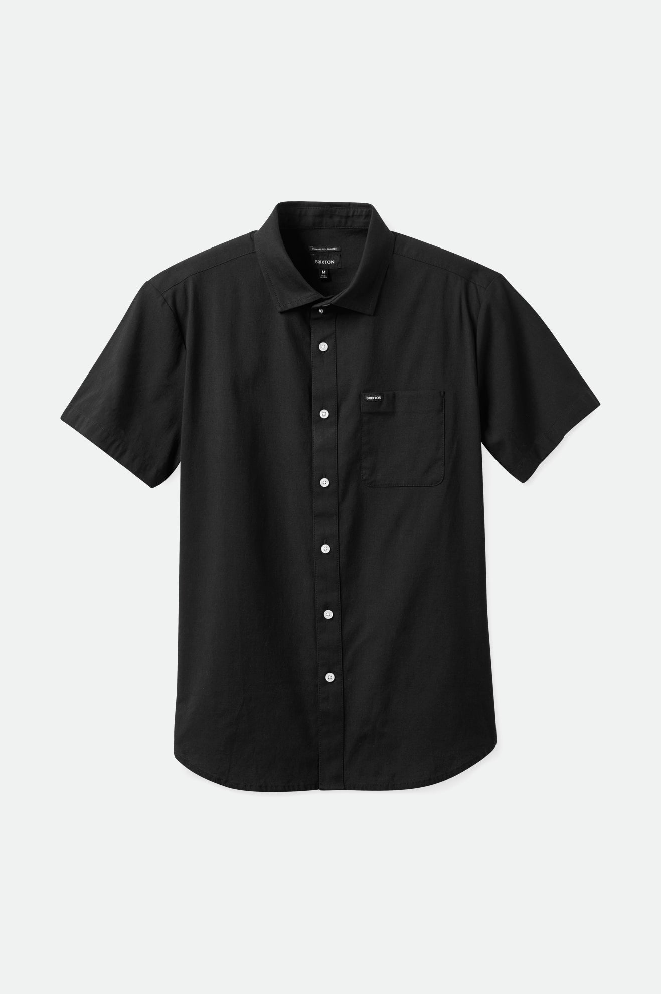 Tops Tejidos Brixton Charter Oxford S/S Hombre Negras | ZBDN83570