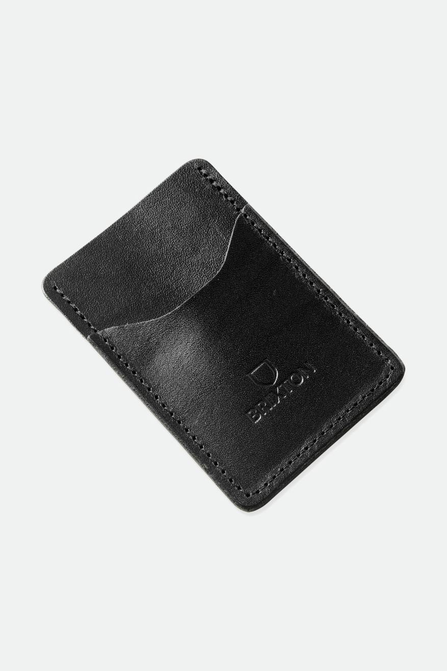 Accesorios Brixton Artifact Cuero Card Holder Wallet Unisex Negras | TBSU41698