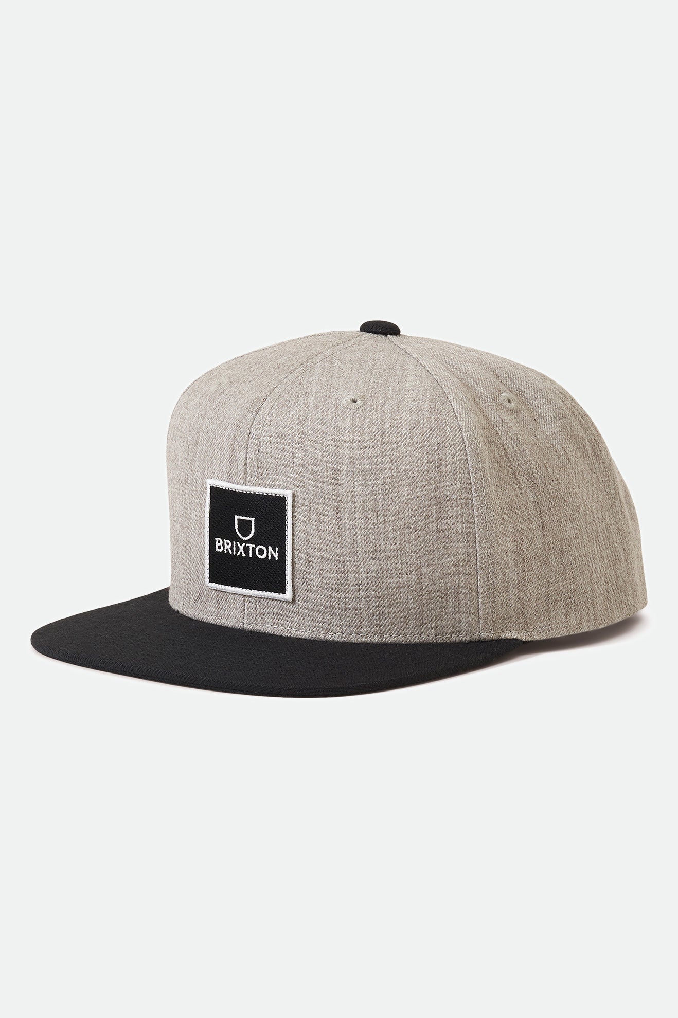 Gorras Brixton Alpha Square Netlpus MP Hombre Gris Negras | ZLNJ98537