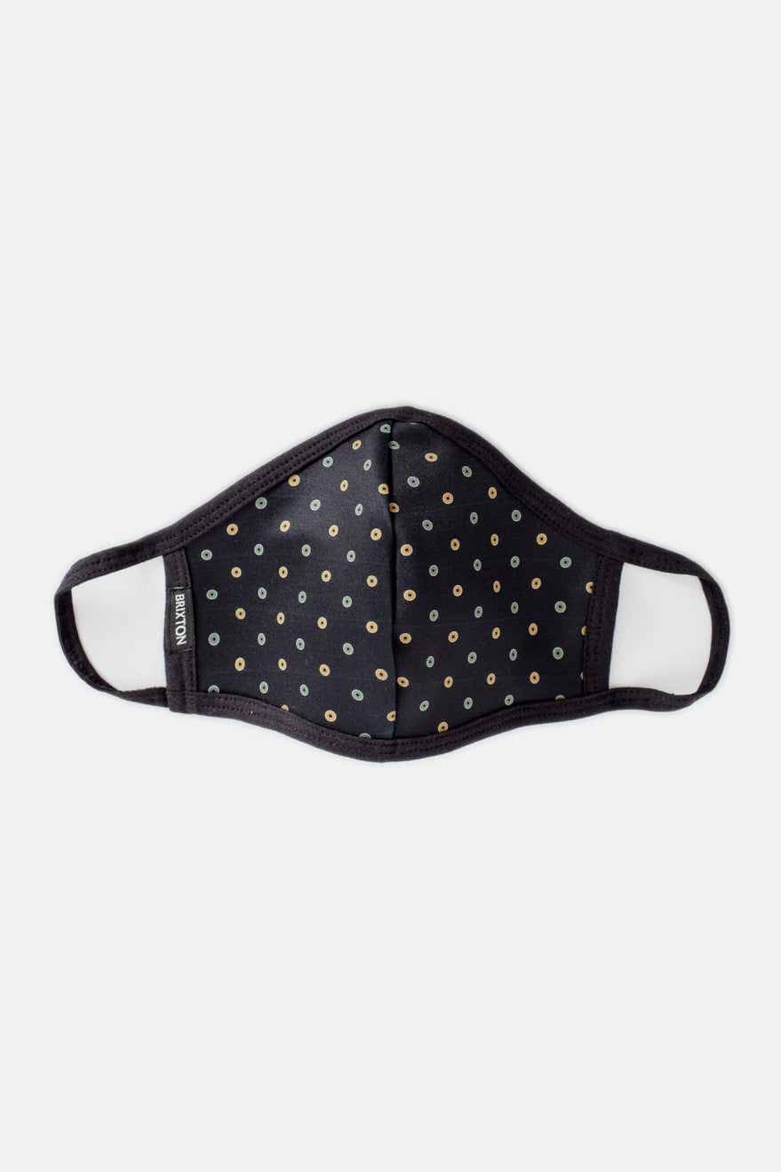 Mascarilla Brixton Reversible Unisex Negras | UDTF36215