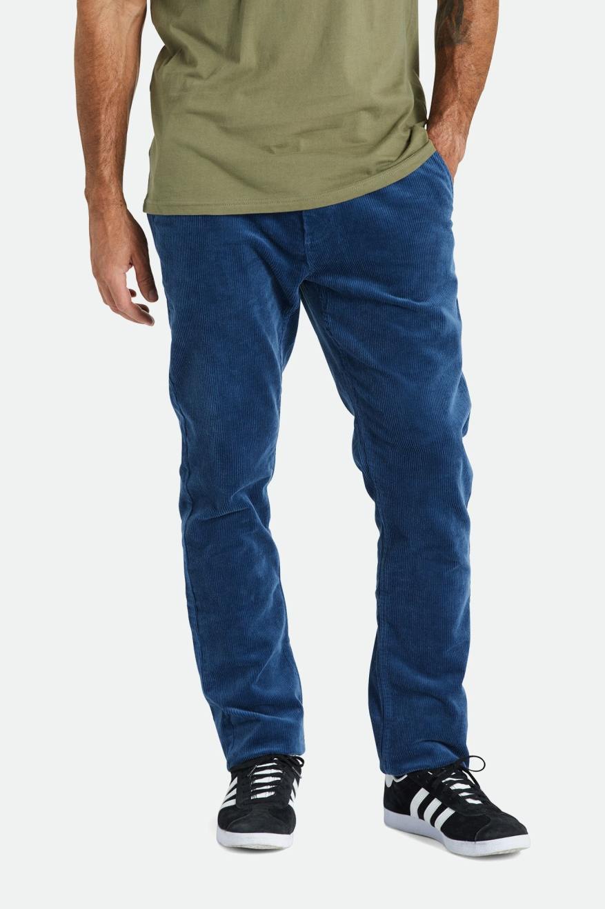 Pantalones Brixton Choice Chino Regular Hombre Azules | HSKE91076